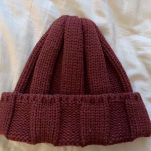 Burgundy Beanie